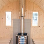 2 fenêtres fixes teintées