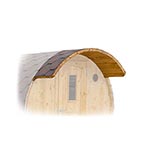 Marquise 0,4 m - Bois thermo-traité