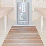 Plancher en bois d’aulne thermo-traité