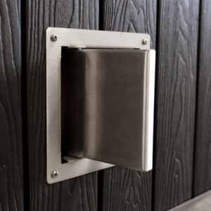 Porte technique en inox